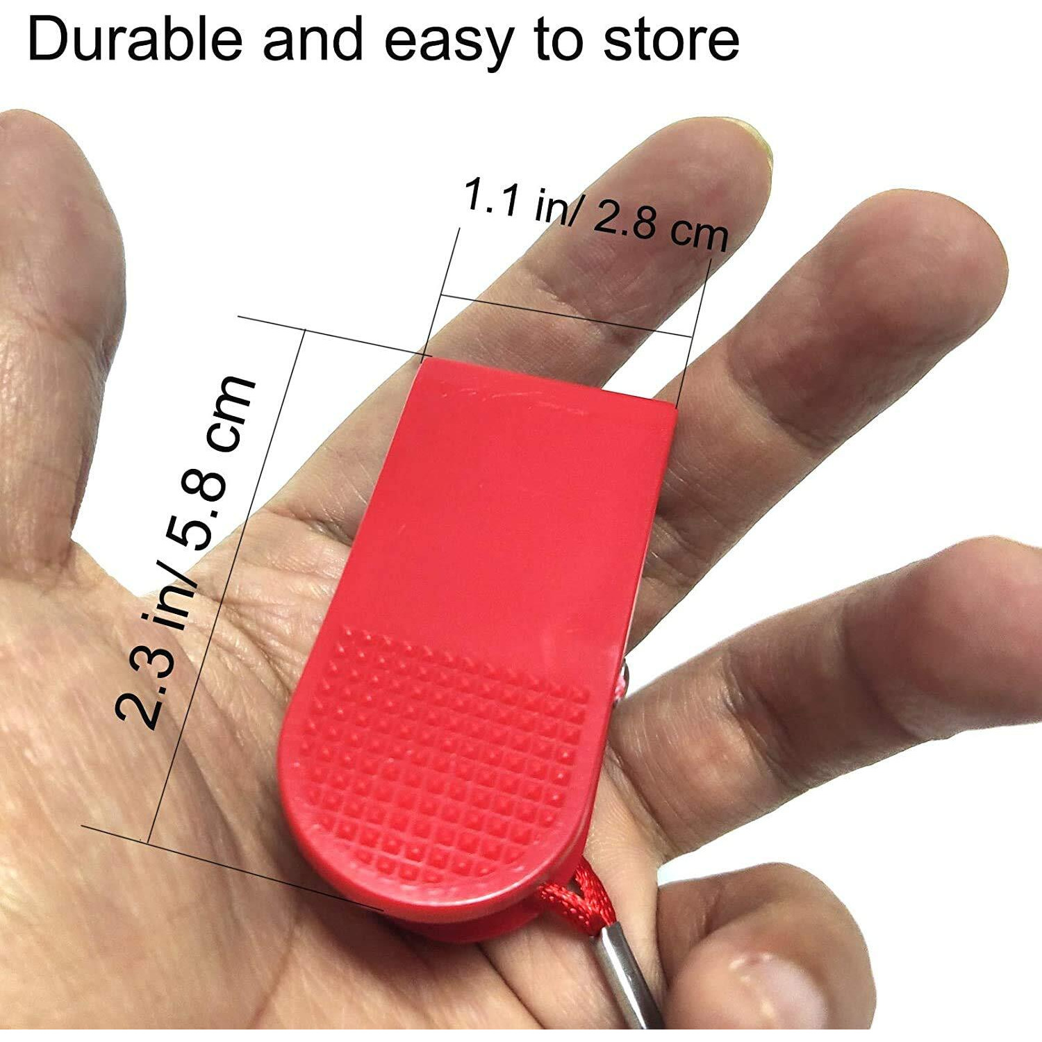 Shopoflux Treadmill Safety Key | Universal Treadmill Magnet Security Lock | Fitness Replacement Kit for All Treadmill- Red