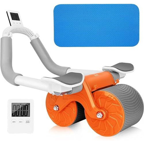 YAGVIZ Abs Roller Wheel, 2In1 For Abs Workout,Wheel For Abdominal Core Strength Training,Fitness Abdominal Wheel,Dynamic Core Trainer Plank Wheel Exercise Wheels Home Gym Fitness, Multicolor