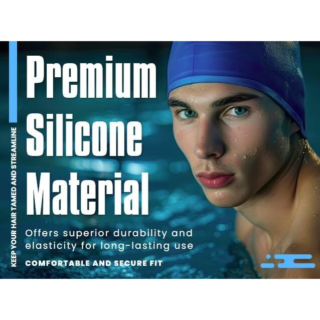 PRO365 Swimming Kit Set for Men & Women with Goggles, Silicon Cap, Earplugs, Nose Clip (6 Months Warranty from PRO365, Multicolor)
