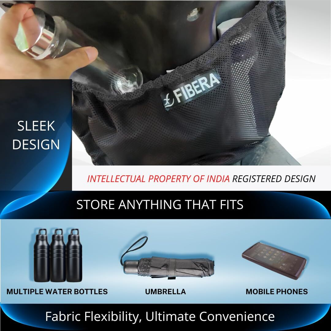 FIBERA Compact Front Basket ONLY Compatible with ATHER 450X (Black)