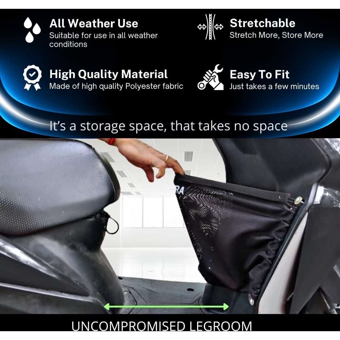 FIBERA Compact Front Basket ONLY Compatible with ATHER 450X (Black)