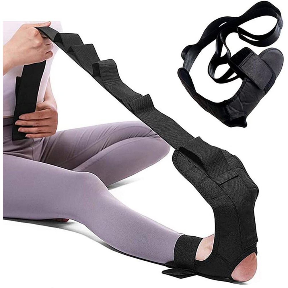 Proberos Yoga Belt for Women Men, 5 Loops Yoga Strap for Stretching, Yoga Bands for Yoga Exercise Fitness Rehabilitation Ligament Ankle Joint Correction Hemiplegia Training