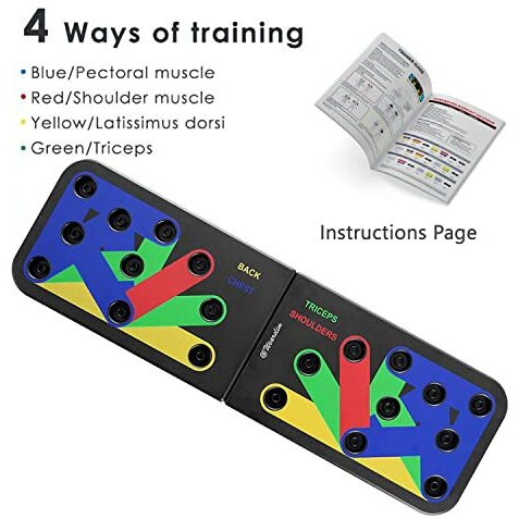 Wearslim Professional Push Up Board for Men Women Multifunction 12 in 1 Pushup Board Fitness Equipment Pushup stand Board Body Building Gym Equipment for Men and Women | 1 Year Warranty