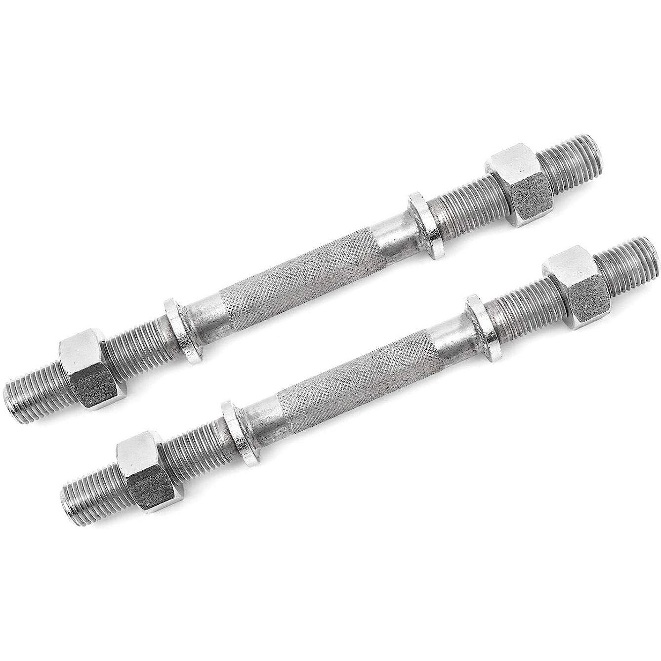 GRIFFIN Steel Dumbbell Rods with Steel nut, 14 Inches, 1 Pair