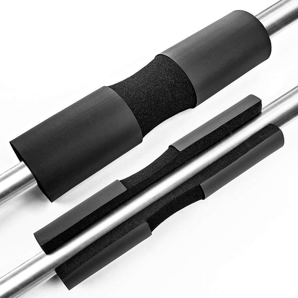 Kobo Barbell Squat Pad - Advanced Neck and Shoulder Ergonomic Protective Pad Support for Squats, Lunges and Hip Thrusts - Fit Standard and Olympic Bars Perfectly (Without Strap)