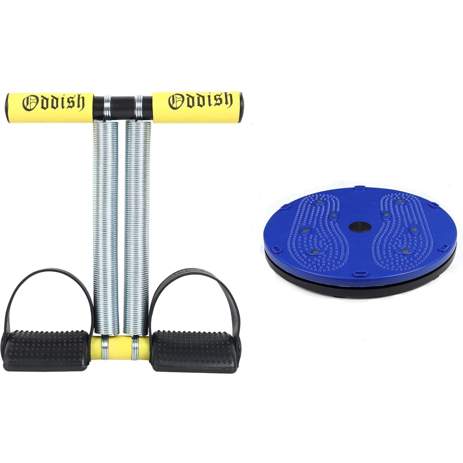 Oddish Way To Fitness Tummy Trimmer Double Spring With Tummy Twister Combo Pack For Men & Women - Ab Exercise Equipement, Abdominal Workout For Home & Gym Use - Stomach, Abs, Belly Exercise