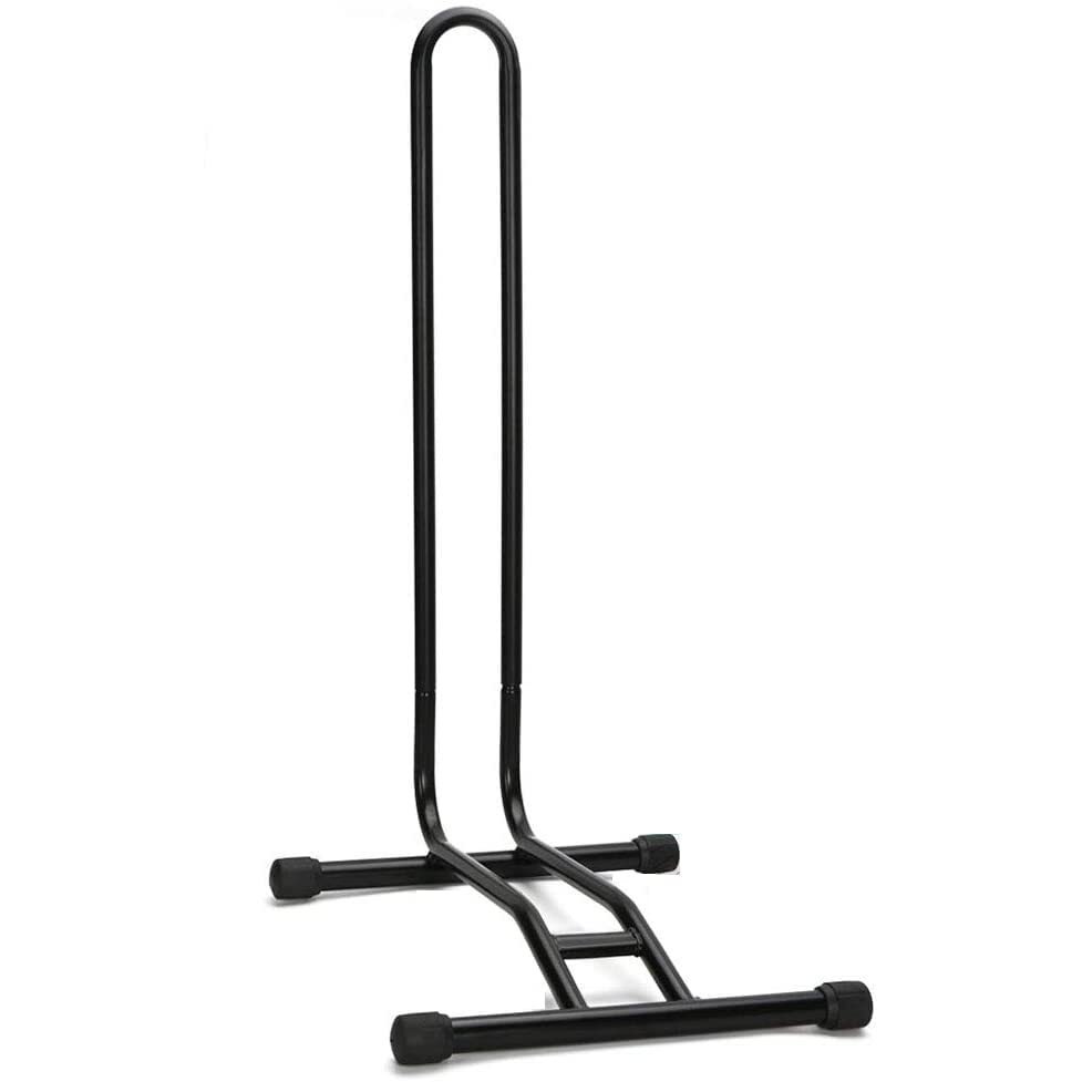 Linist Bicycle Floor Type Parking Rack Stand for Mountain and Road Bicycle Indoor Outdoor Use
