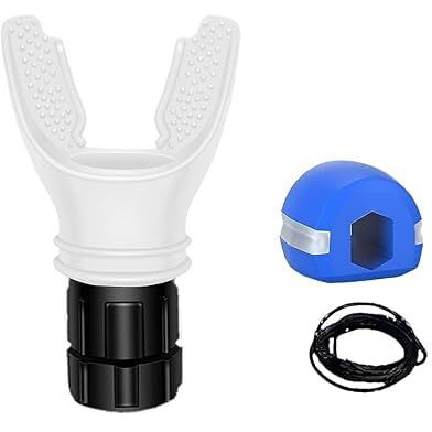 OxyBreeze Breathing Trainer with Finger Gripper & Hand Gripper - Adjustable Resistance Hand Exerciser | Portable & Durable Grip Strength Trainer