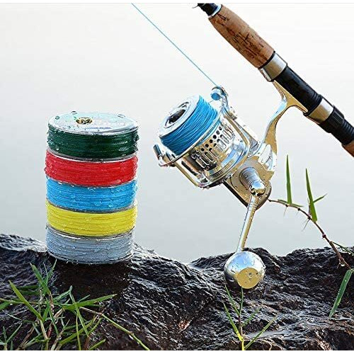Zorbes PROBEROS 100M Durable Colorful PE 4 Strands Monofilament Braided Fishing Line Angling Accessory, Durable Fishing Wire