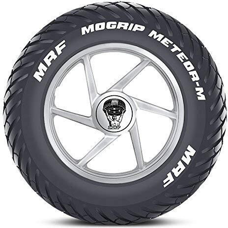 MRF Mogrip Meteor-M 28169440 120/80 R17 61P Tubeless Bike Tyre, Rear