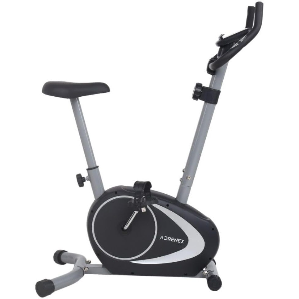 REACH Magnito 100 Bike Magnetic Exercise Cycle Manual For Home Gym Best Upright Bike Upright Stationary Exercise Bike (Black, Grey)