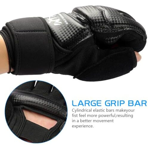 Optifit Training Glove, Gym Gloves for Men & Women, Unisex Leather Gym Gloves For Professional Weightlifting, Fitness Training And Workout With Half-Finger Length, Gym Gloves For Weightlifting