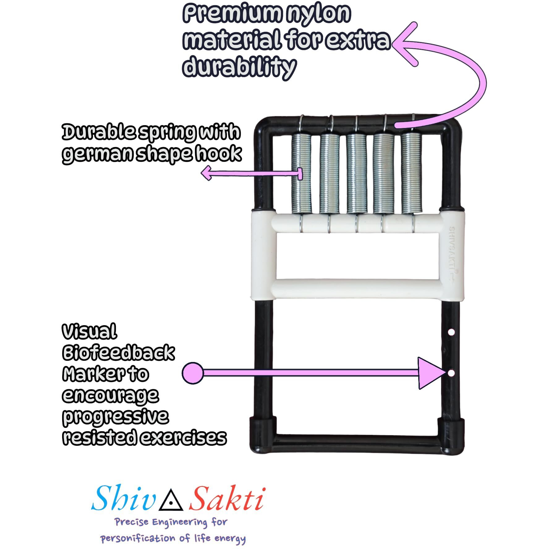 SHIVSAKTI Finger Exerciser With Visual Biofeedback Therapy Benefit For Hand And Finger Muscle Strengthening, Rehabilitation And Physiotherapy Purpose