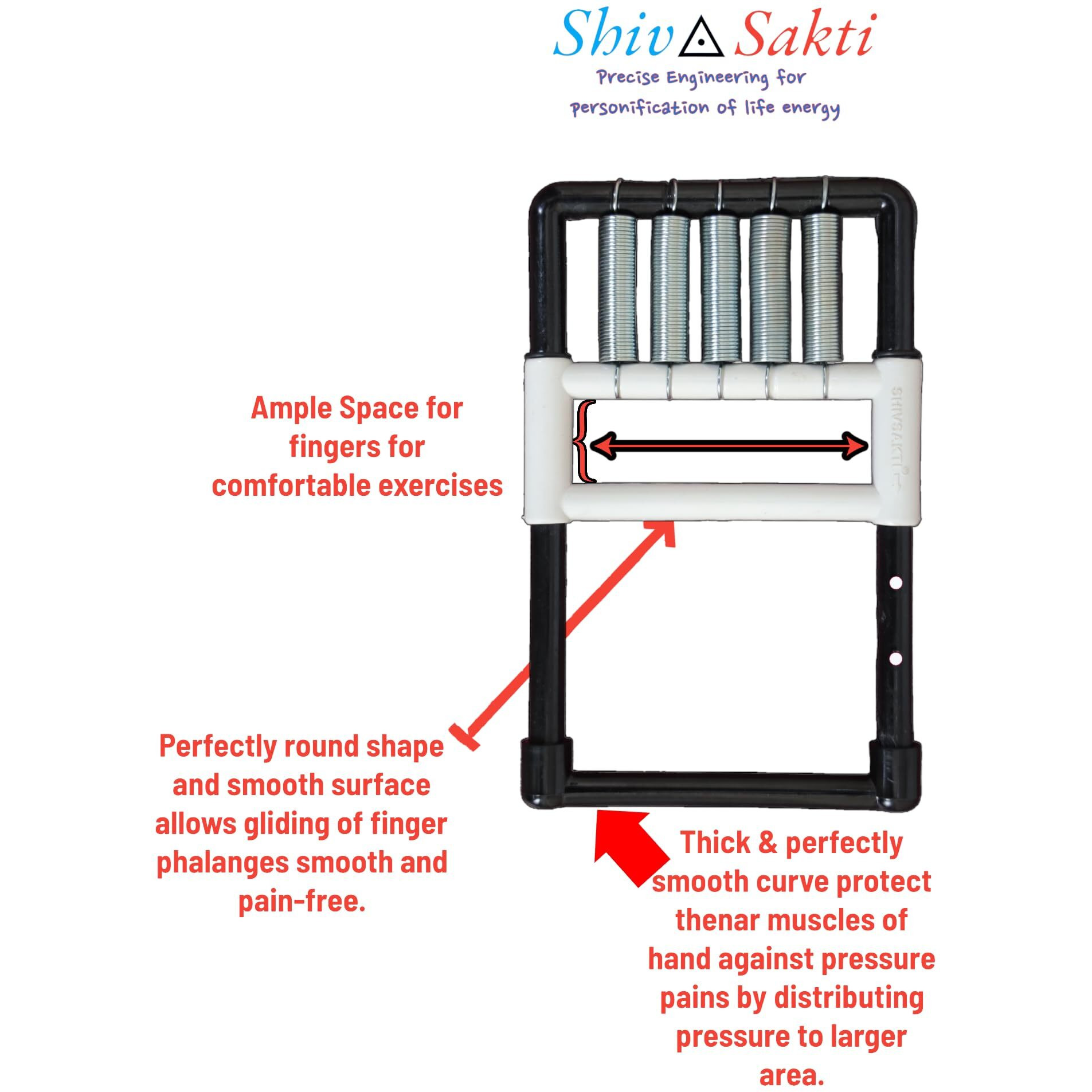 SHIVSAKTI Finger Exerciser With Visual Biofeedback Therapy Benefit For Hand And Finger Muscle Strengthening, Rehabilitation And Physiotherapy Purpose