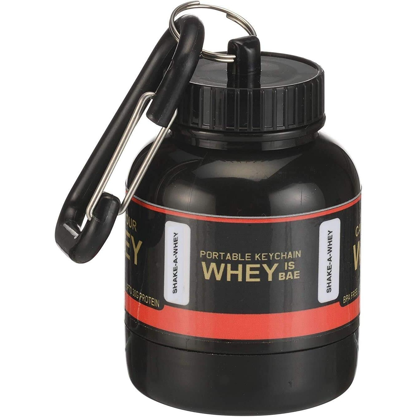 Doveaz Gym Gallon Water Bottle With Protein Funnel Container With Key-Chain, Gym Bottles For Men, Protein Shaker Bottle - Bpa-Free, Unbreakable, Freezer Safe (1500Ml, Black) - Plastic