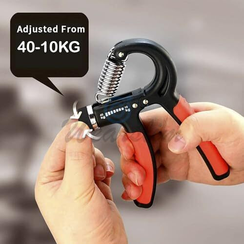 Wearslim Pvc Professional Skipping Rope With Ball Bearings And Adjustable Resistance 10 To 40Kg Hand Grip Strengthener, Rapid Speed Jump Rope With Grip Strength Trainer - Multicolor