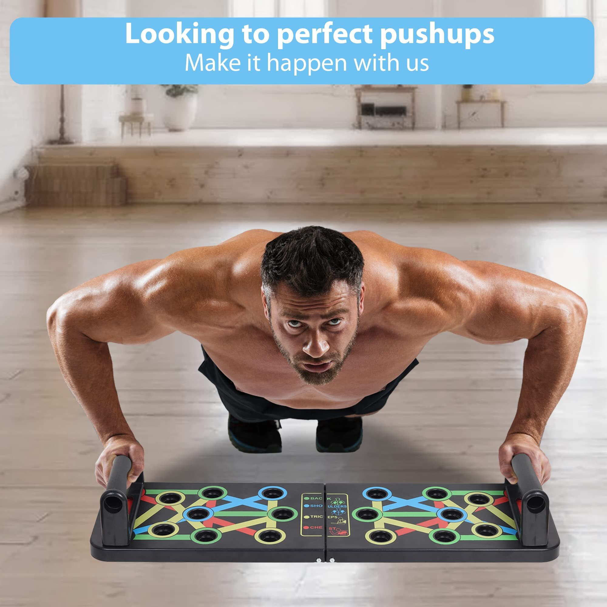 ODDISH way to fitness Tummy Trimmer with Twister and Toning Tube and hand Grip and ab exerciser and push up stand combo Pack for man and women (TUMMY TRIMMER WITH PUSH UP BOARD)