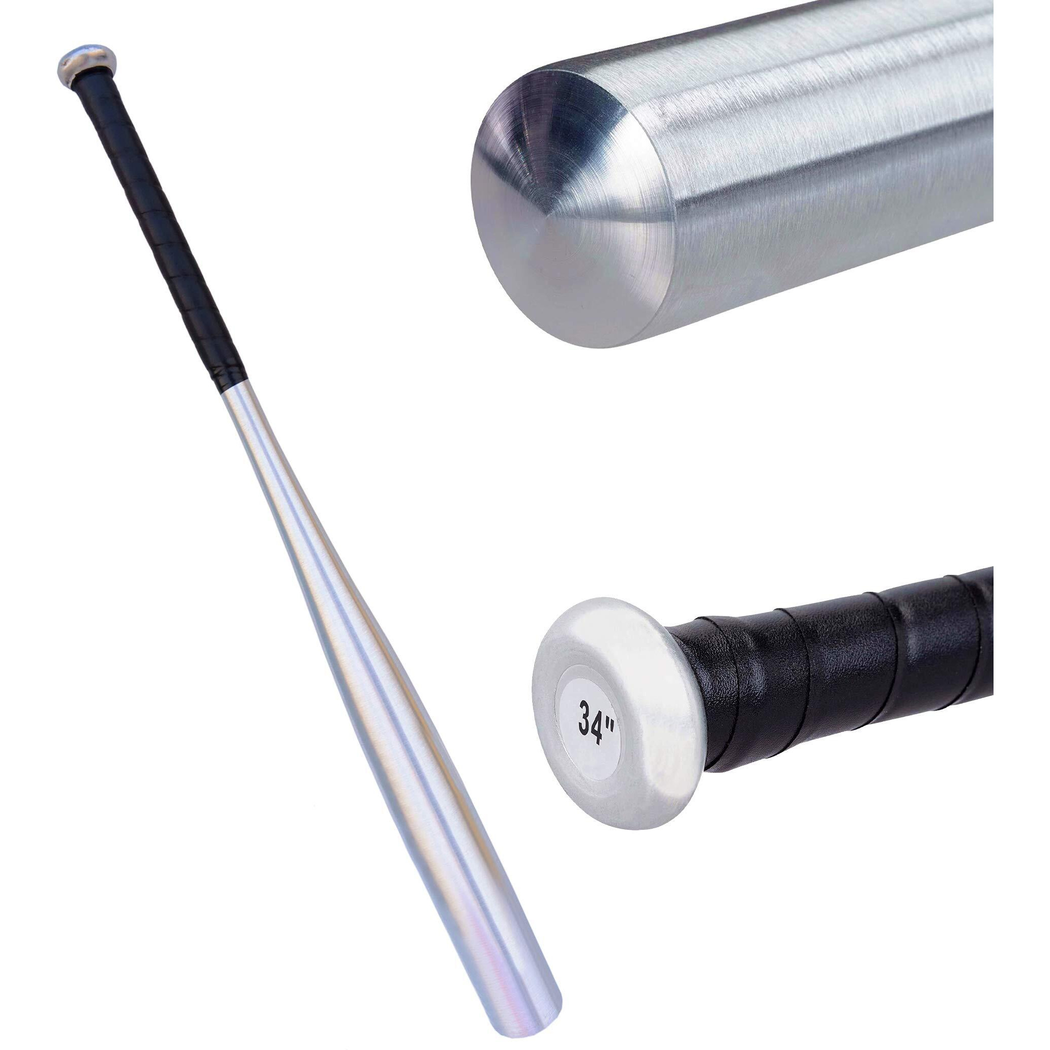 Toyshine Heavy Quality Non-Slip Alloy Steel Baseball Bat Metal Baseball Stick (80CM),Color May Vary (SSTP)
