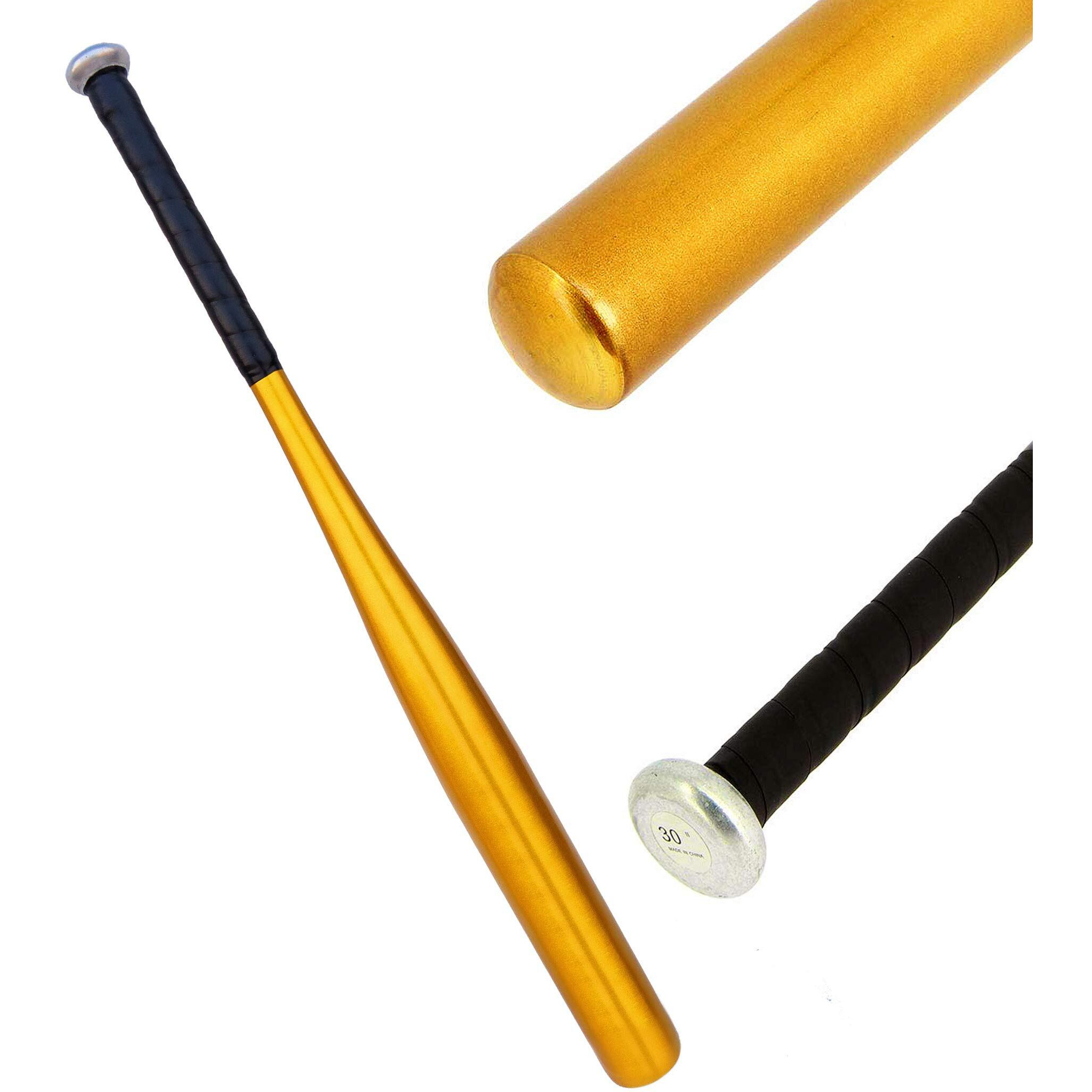 Toyshine Heavy Quality Non-Slip Alloy Steel Baseball Bat Metal Baseball Stick (80CM),Color May Vary (SSTP)