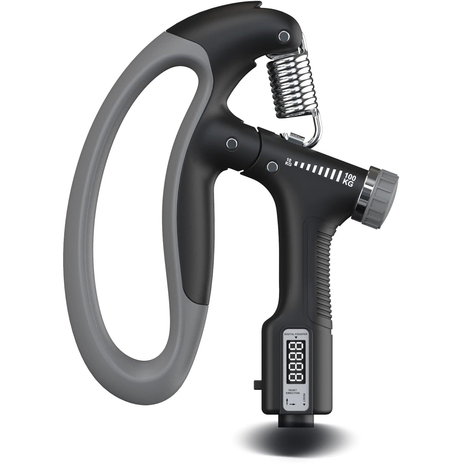 FirstFit Hand Grip Strengthener and Forearm Strengthener with Adjustable Resistance 22-220Lbs with Digital Counter for Strength Muscle Building and Injury Recover For Athletes Sports - Assorted Color