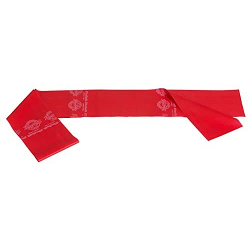 Theraband Medium Resistance Latex Free Exercise Band 4 Feet(Length) x 4 Inches(Width) Red