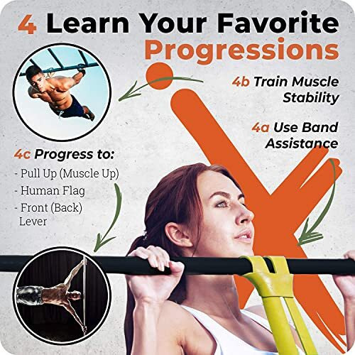 FirstFit Natural Rubber Pull Up Resistance Bands Exercise Band for Strength Training, Home Fitness, Crossfit, Stretch Exercises, Powerlifting Stretch - Size (8-15lbs)