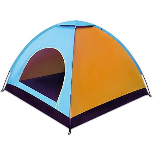 Inditradition Polyester Waterproof Camping & Picnic Tent (For 6 Persons, 6 X 6.5 X 4 Feet) - Assorted Colour, 5 Person & More