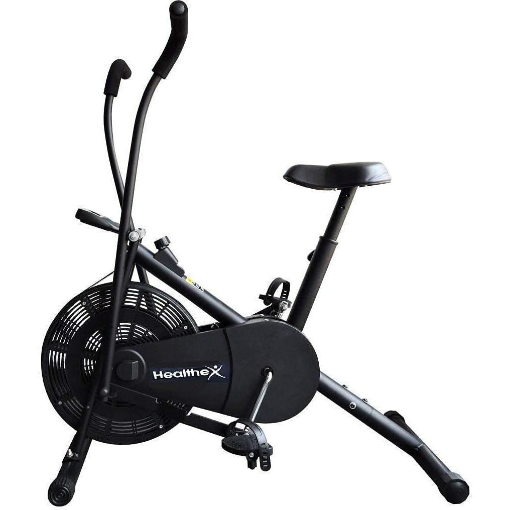 Healthex Mini Cycle Exercise Pedal Exerciser Digital Pro with Adjustable Resistance - Suitable for Light Exercise of Legs, Arms, and Physiotherapy at Home