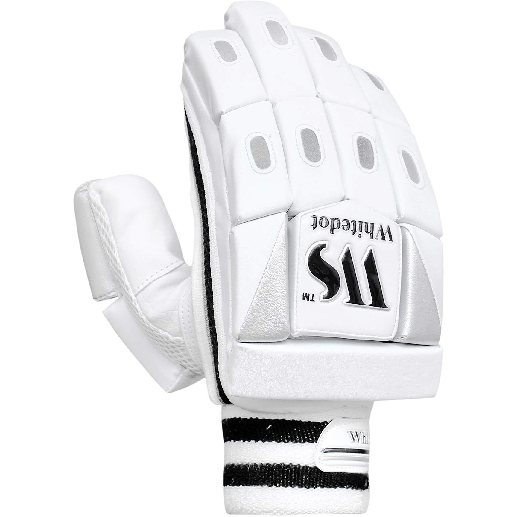 Whitedot Dot 2.1 Cricket Batting Gloves with Full Finger Inner Gloves Suitable for Youth/Medium, Right Hand