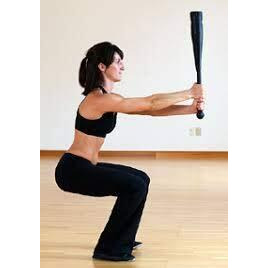 TTC Fitness Cast Iron Mugdar, Meel, Clubbell, Karla Katai, Mugdar for Exercise, Fitness Weight for Gym Exercise, 3 kg