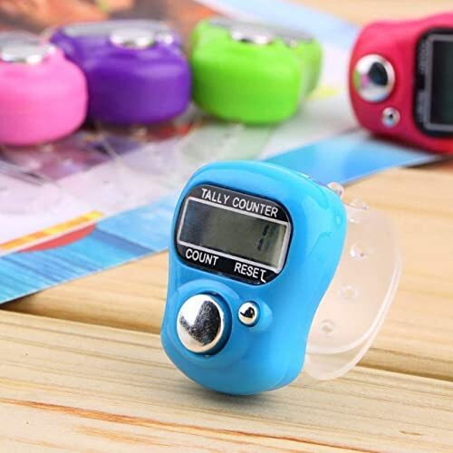 GLUN Multiuse Finger Jaap Counter Portable Hand Finger Counting Machine Digital Head Electronic Tally Counter (Normal)