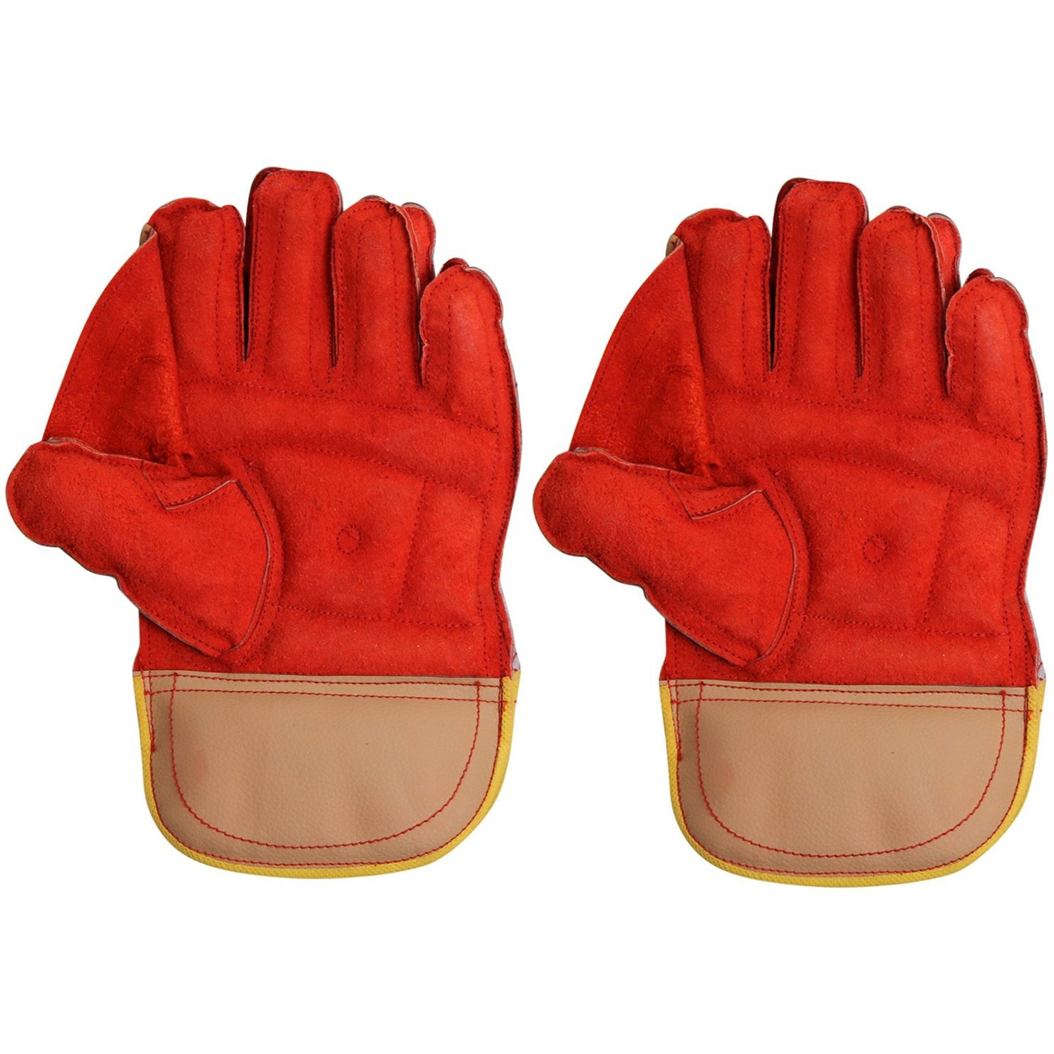 VIRLOK Foam Wicket-Keeping Gloves, Men s, Cricket, Standard, Multi-Colour