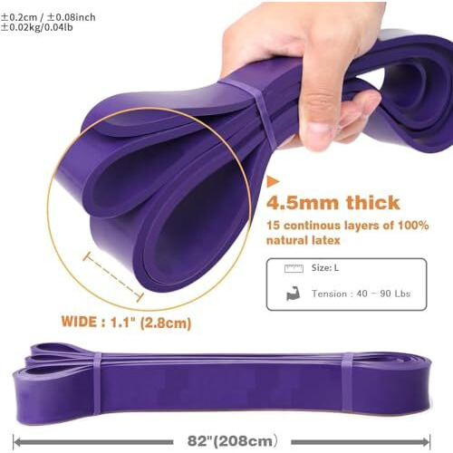 XFyt Beyond Boundaries Set of 3 Combo Pull Up Resistance Bands to Redefine Your Exercises & Therapy | Thera Bands 2 to 35 kgs for Limitless Physio Workouts (5-70lbs Combo)