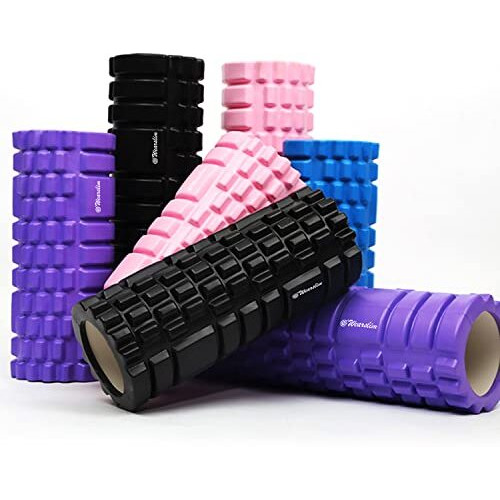 Wearslim Professional Long Acupressure Foam Roller for Deep Tissue Muscle Massage Exercise Fitness and Pain Relief Equipment - Multicolor