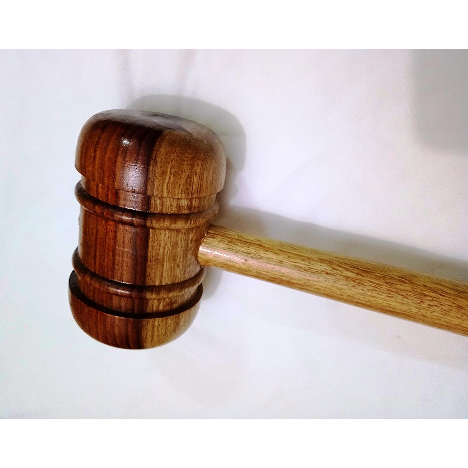 Toyshine Dual Color Wooden Bat Mallet for Bat Knocking,SSTP