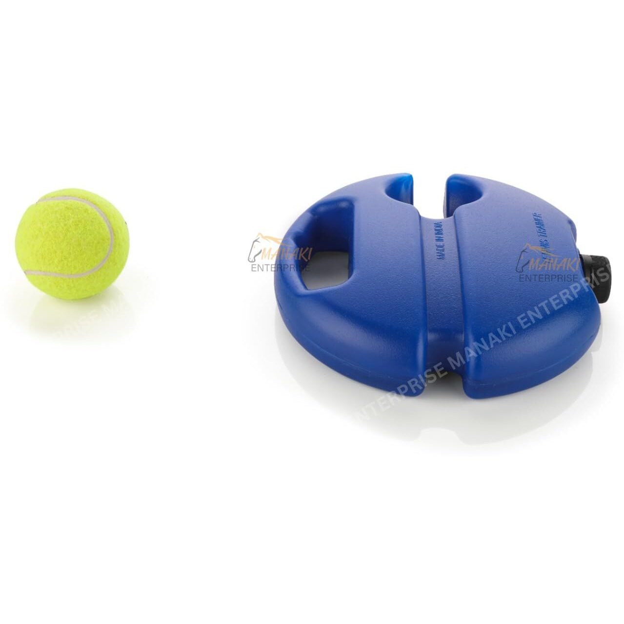 MANAKI Tennis Trainer Rebound Ball with String Convenient Tennis Training Gear Tennis Practice Device Solo Tennis Training Equipment for Self-Pracitce |Tennis Practice Trainer (Pack of 2 Pcs)