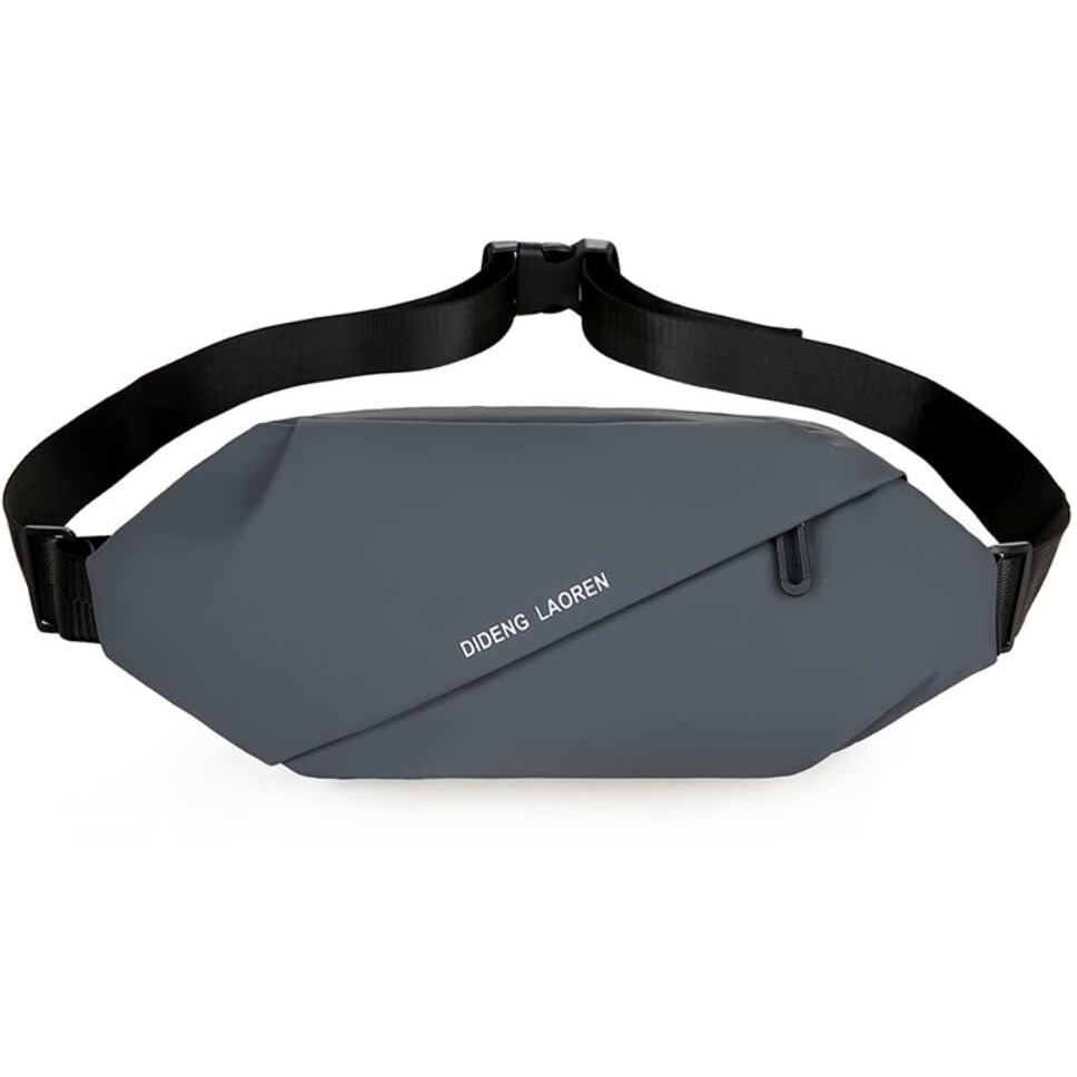 GUSTAVE Stylish Waist Bags for Men Bumbag Waist Fanny Bag Casual Waist Bag Waterproof Oxford Cloth Men Women Adjustable Waist Pack Outdoor Hiking, Running, Travel