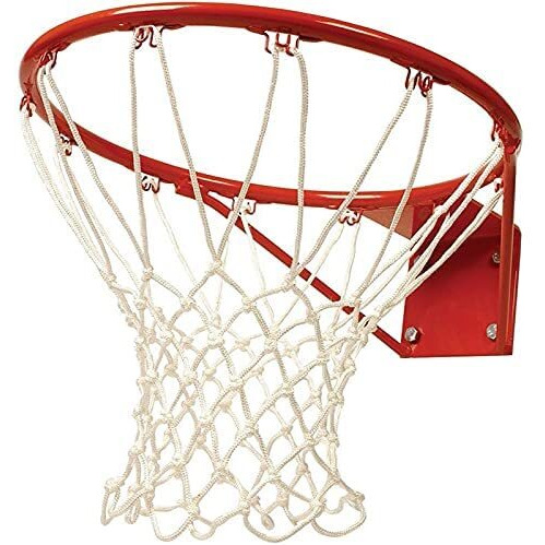 Griffin Basketball Set Full Size Basketball Ring with Basketball Brick Size 7 Rubber Made Smooth Grip Basketball Net Hoop Ring with Net & Full Size Ball (Wall Mount Basketball Hoop Ring with Net