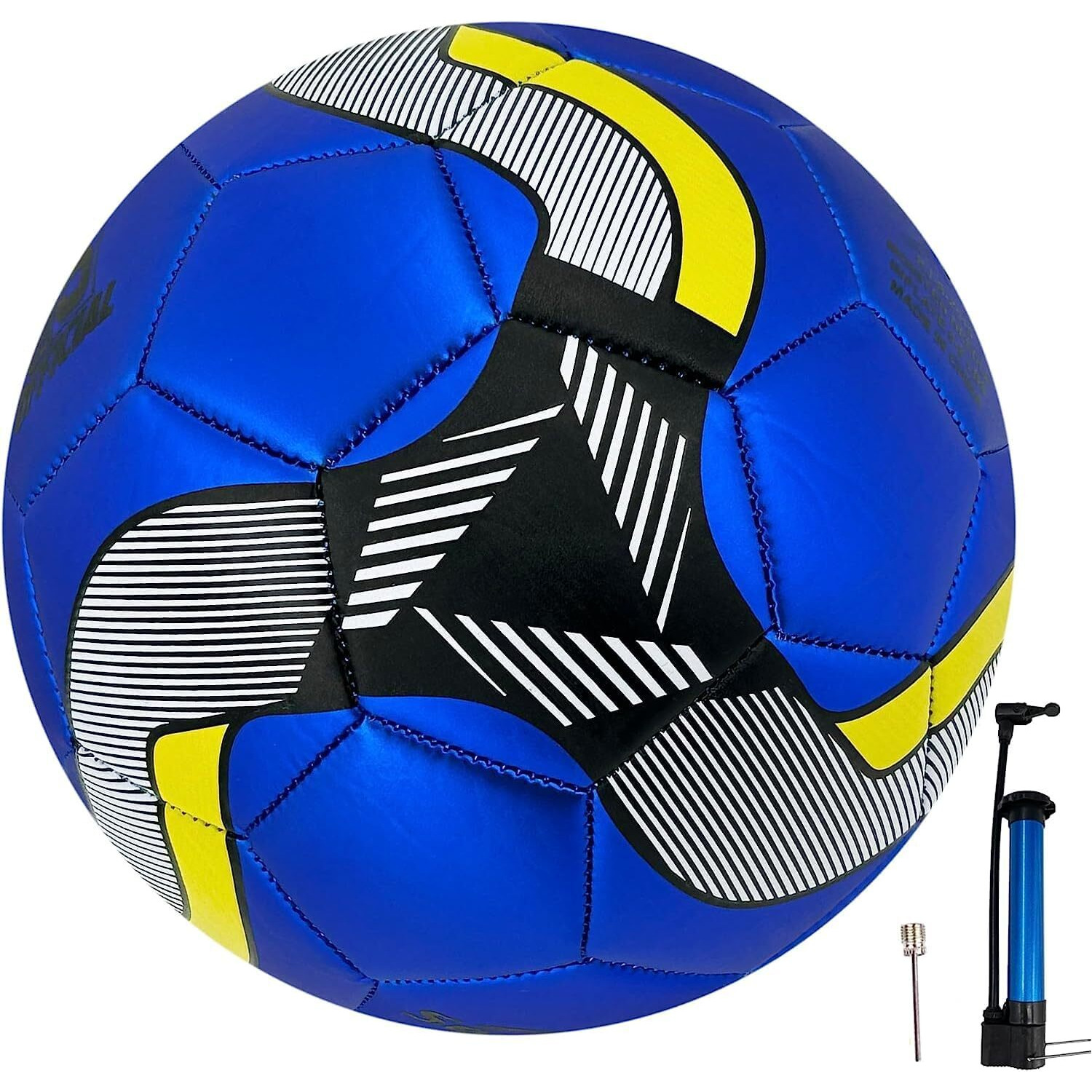Senston Soccer Ball Official Size 5 with Pump - Training Match Soccer Ball