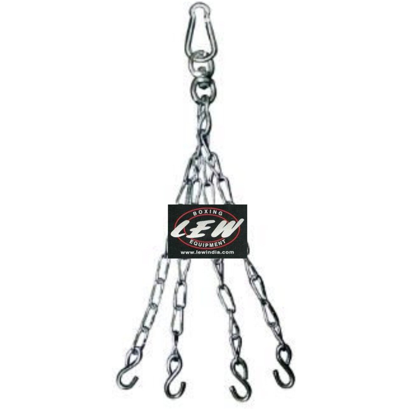 LEW Heavy Duty Chain and Swivel with a Easy Clip Hanger for punching bags