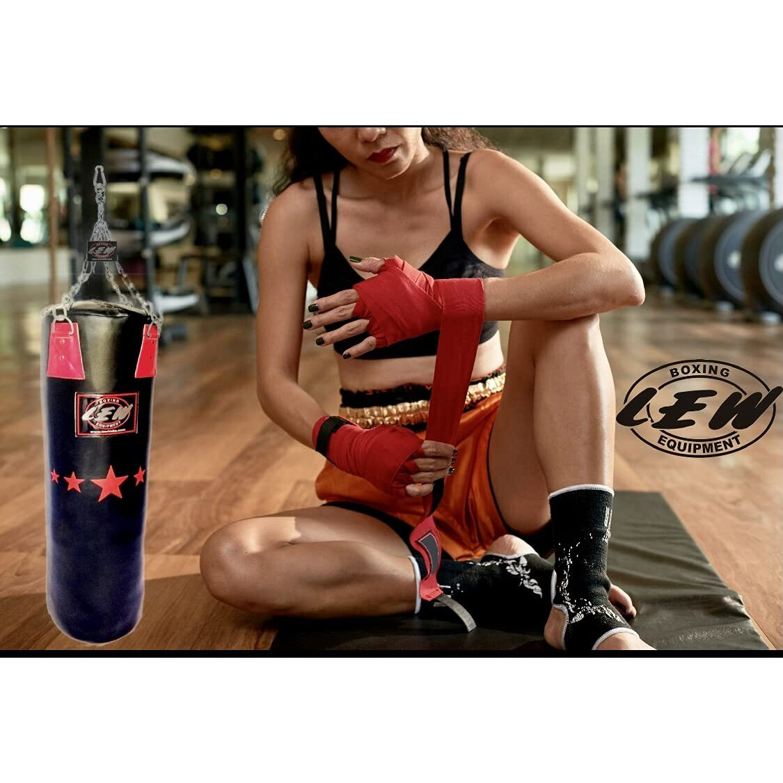 LEW Heavy Duty Chain and Swivel with a Easy Clip Hanger for punching bags