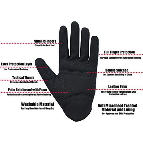 Kobo CTG-02-SMALL Lycra-Spandex Weight Lifting Gym GlovesSmall (Multicolour)