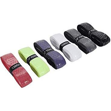 YONEX Polyurethane Aerocush 9900 Badminton Grip Pack of 4 (Assorted Colour)