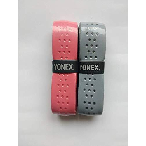 YONEX Polyurethane Aerocush 9900 Badminton Grip Pack of 4 (Assorted Colour)