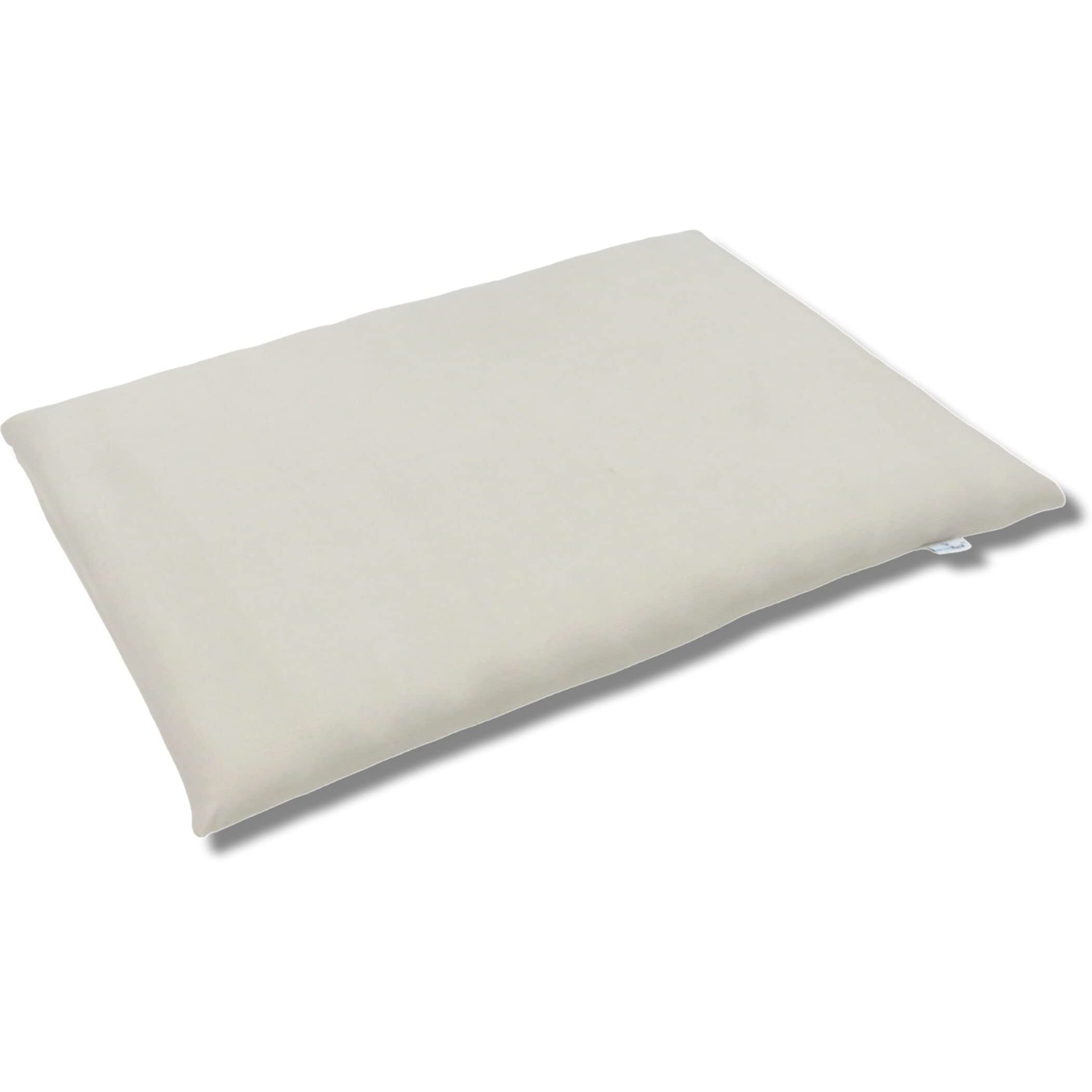 NutriBuck | Meditation | Yoga | Cushion | (Zabuton Mat) | Filled with Buckwheat Hulls | (Cream)