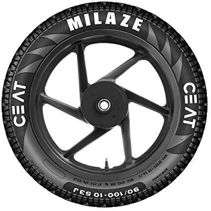 Ceat Milaze 3.00-17 50P Tubeless Bike Tyre, Rear (102975)