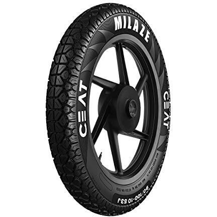 Ceat Milaze 3.00-17 50P Tubeless Bike Tyre, Rear (102975)