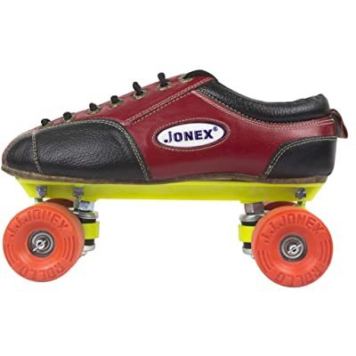 JJ Jonex Fix Body Quad Shoe Skates Rollo Rubber for Junior with Free Bag Size 6 (25 cm) (MYC)