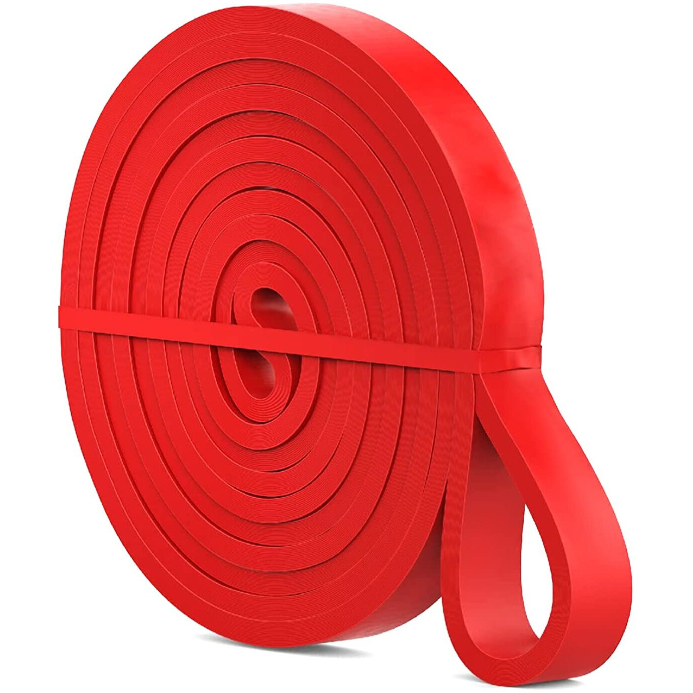 FirstFit Natural Rubber Pull Up Band, Exercise Resistance Bands for Strength Training, Home Fitness, Crossfit, Stretch Exercises, Powerlifting Stretch Band (Light 15-35lbs)