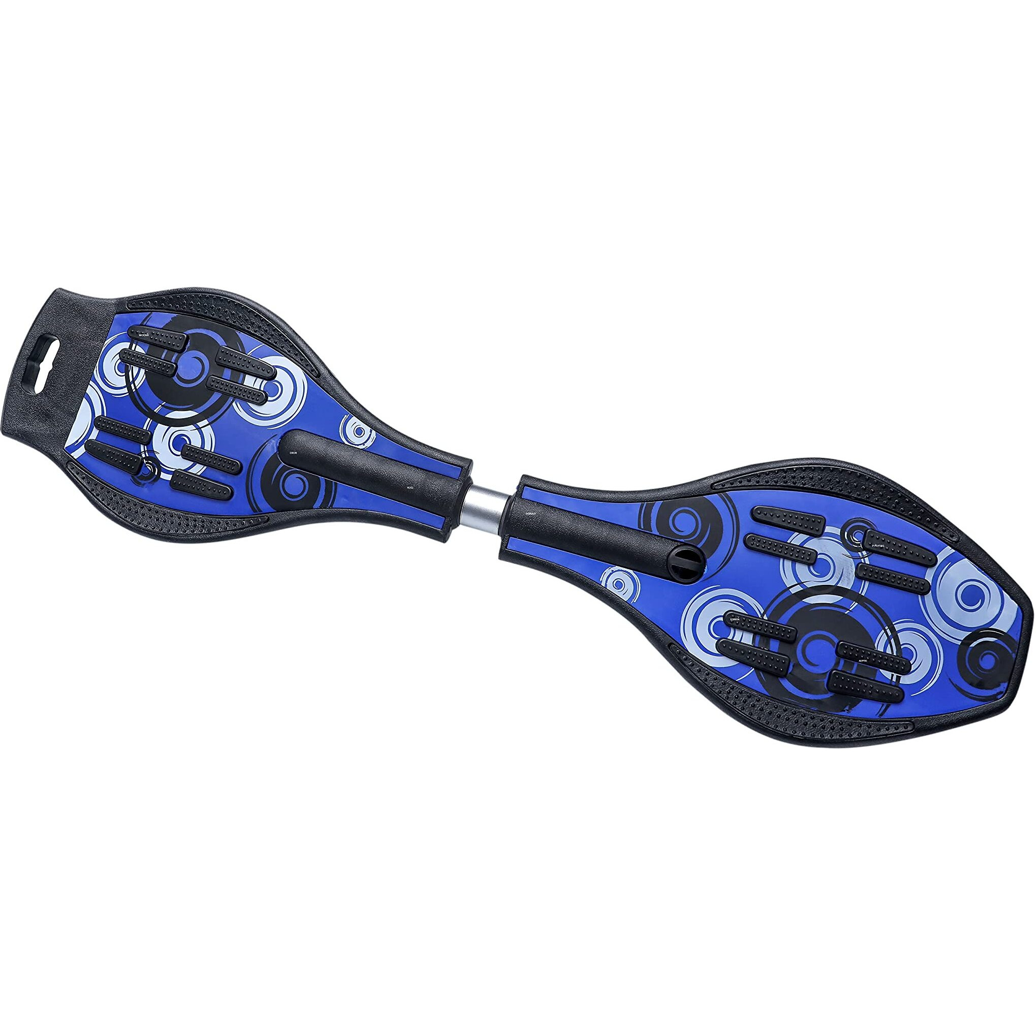 SWIPE KART Wave Board Skate Board with Carry Bag | LED Flash Colorful Lights in Wheels | for Outdoor for Kids |Skates for Kids,Plastic Card, DIY Arts Craftfor Children (Blue WB)
